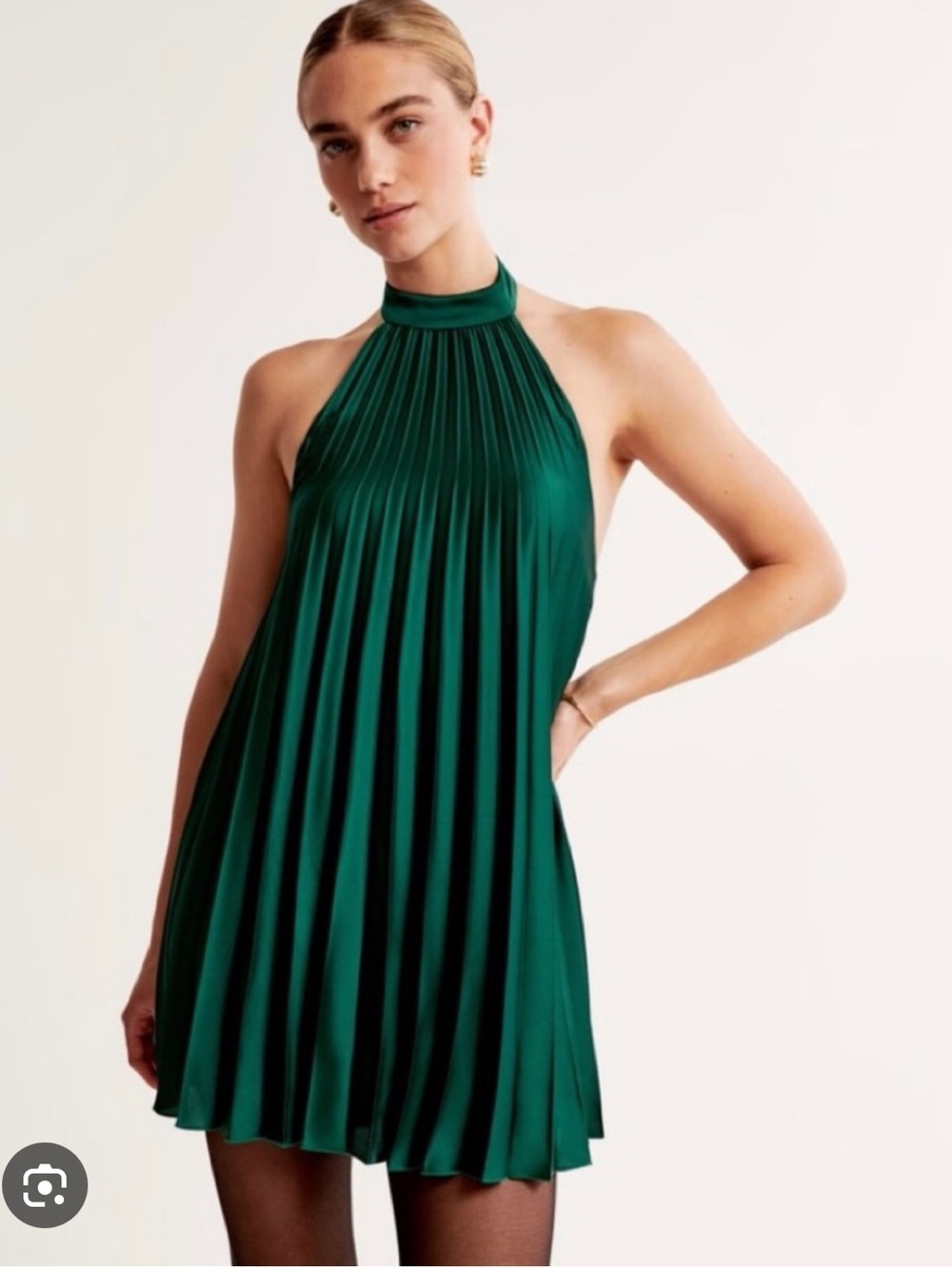 Abercrombie Green Halter Dress - Medium
